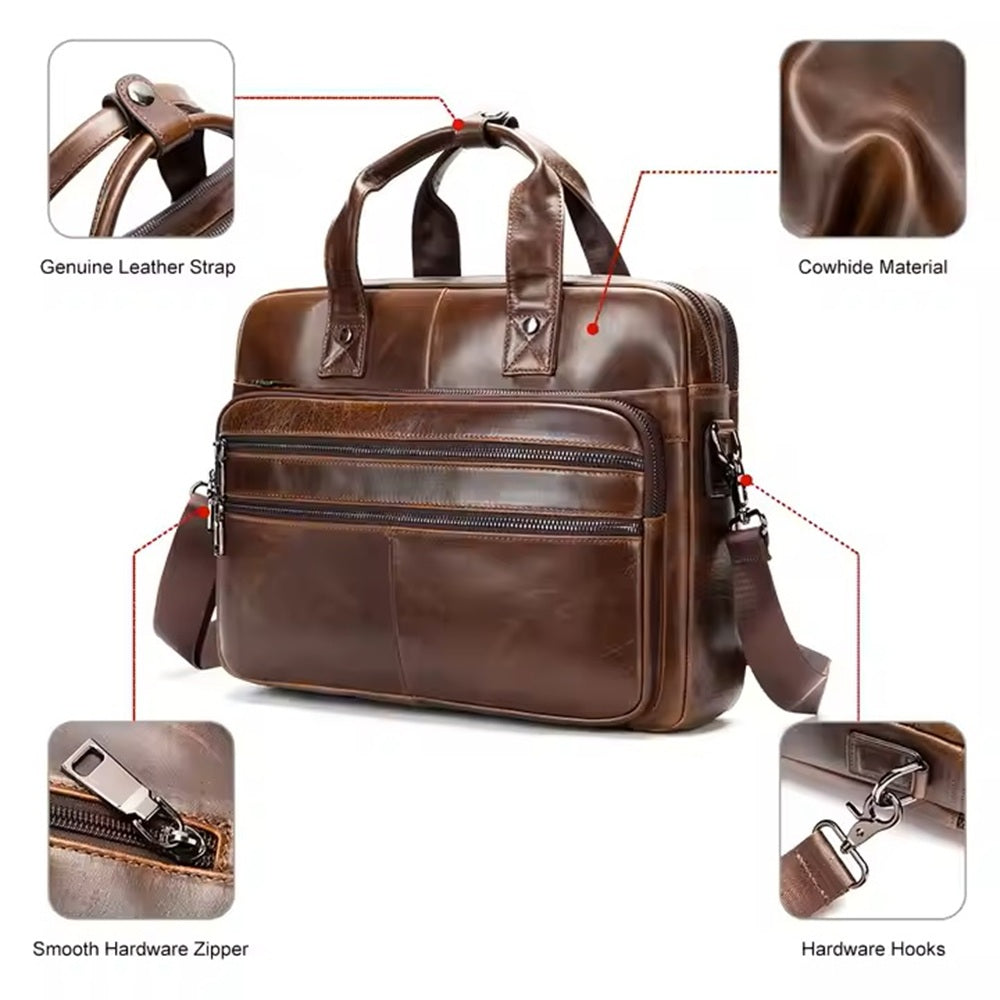 C-Suite Genuine leather Laptop Bag