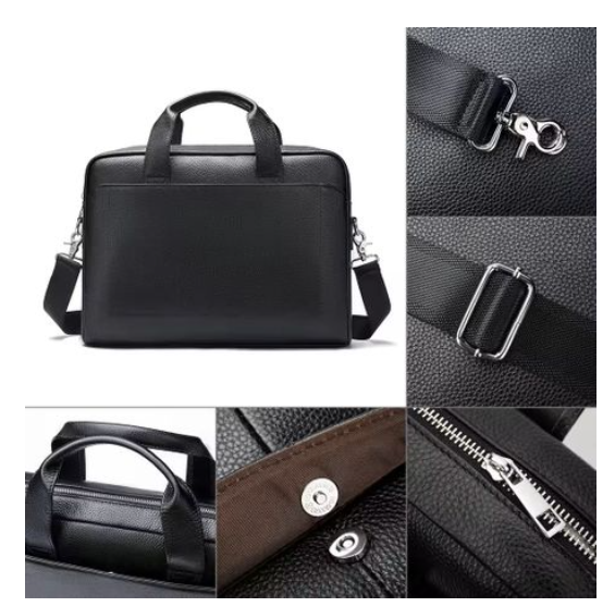 OB Genuine Leather Laptop Bag - 13,5"