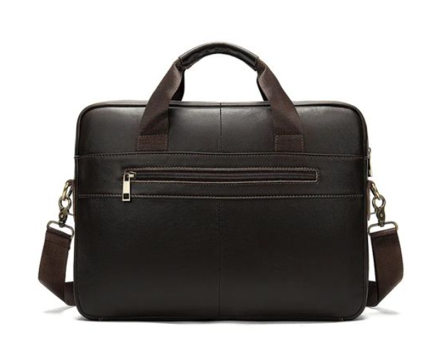 14,5" Genuine Leather Laptop Bag