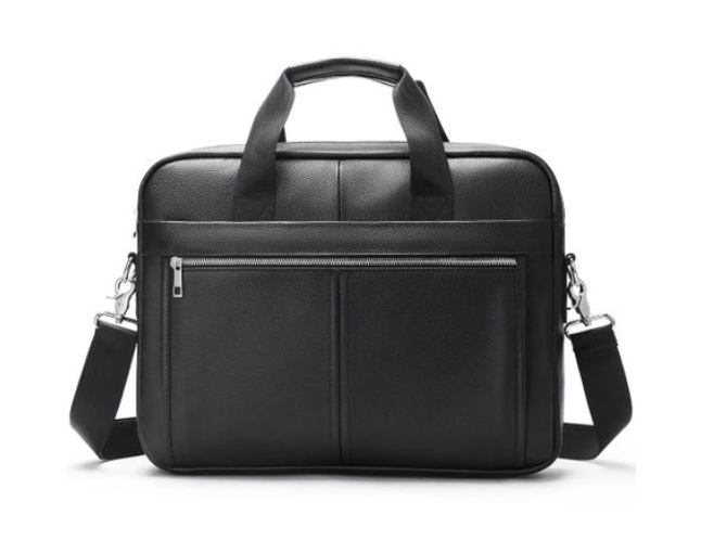 14,5" Genuine Leather Laptop Bag