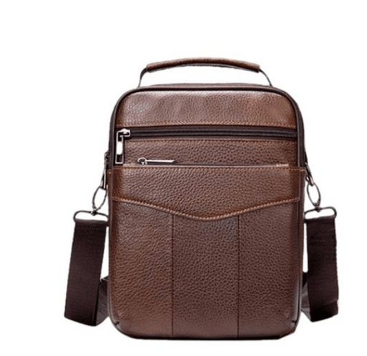 Leather Crossbody Messenger Bag
