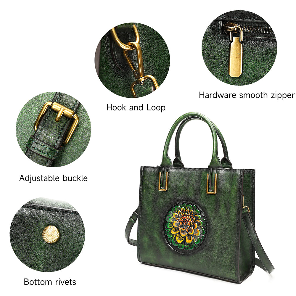 Women's Luxury Genuine Leather Tote Bag