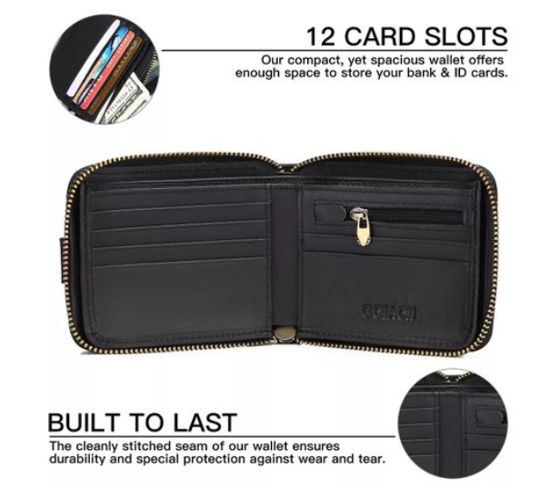 Men's Flip Leather Wallet