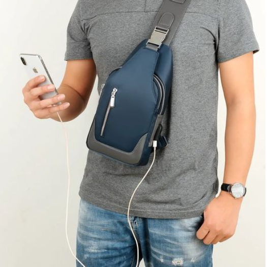 Men's Chest Bag Outdoor Leisure Messenger Bag