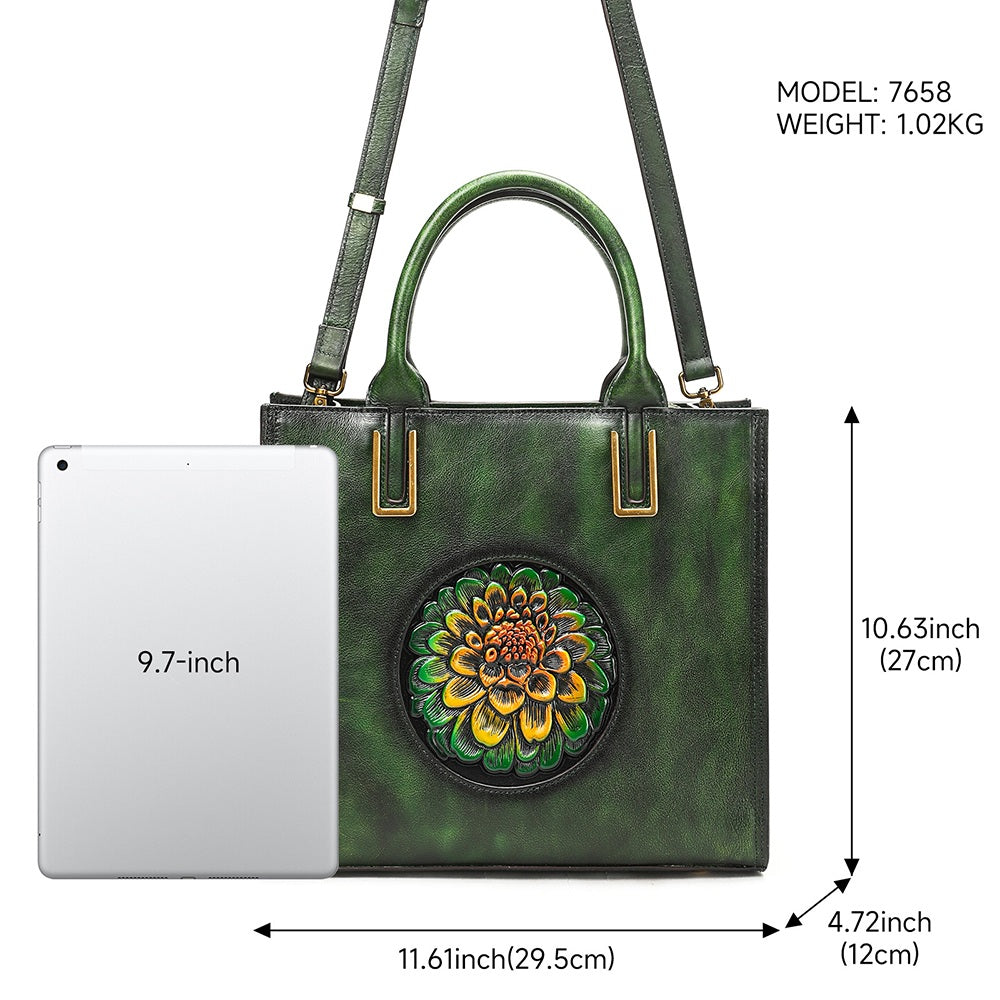 Women's Luxury Genuine Leather Tote Bag